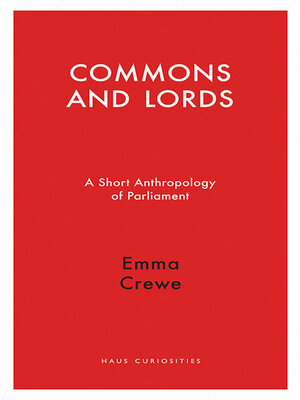 cover image of Commons and Lords